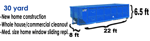 30 yard dumpster