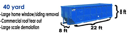 40 yd dumpster